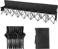 VEVOR Portable Folding Bench, 8 Seats Foldable Sideline Bench, Outdoor Camping by VEVOR