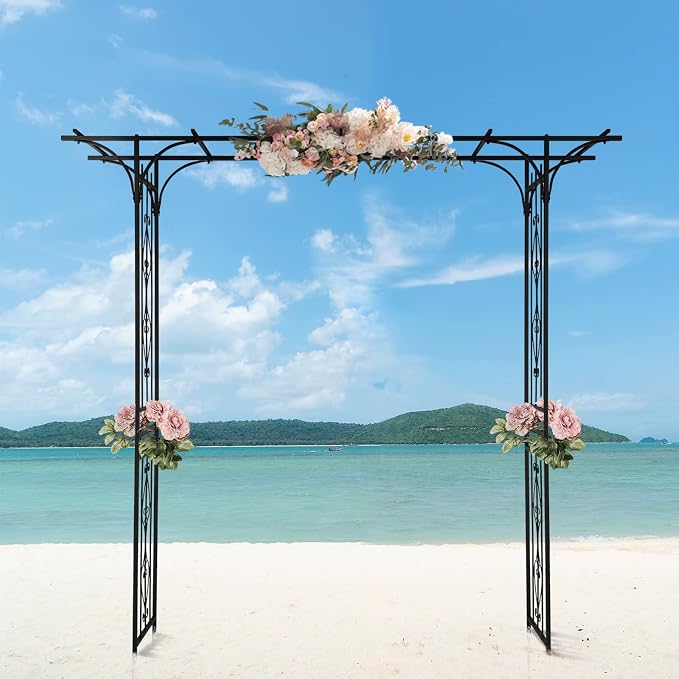 Metal Garden Arbor Trellis - Image 6