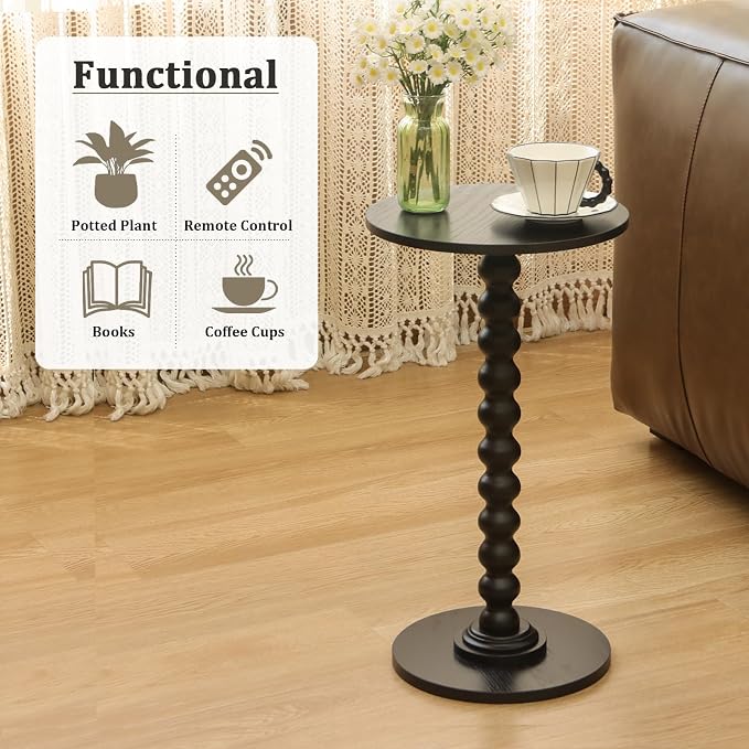 Round Side Table, Small Drink Table - Image 7