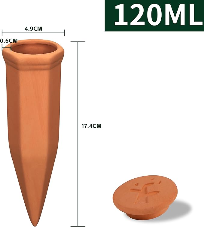 Large Terracotta Watering Spikes - Image 2