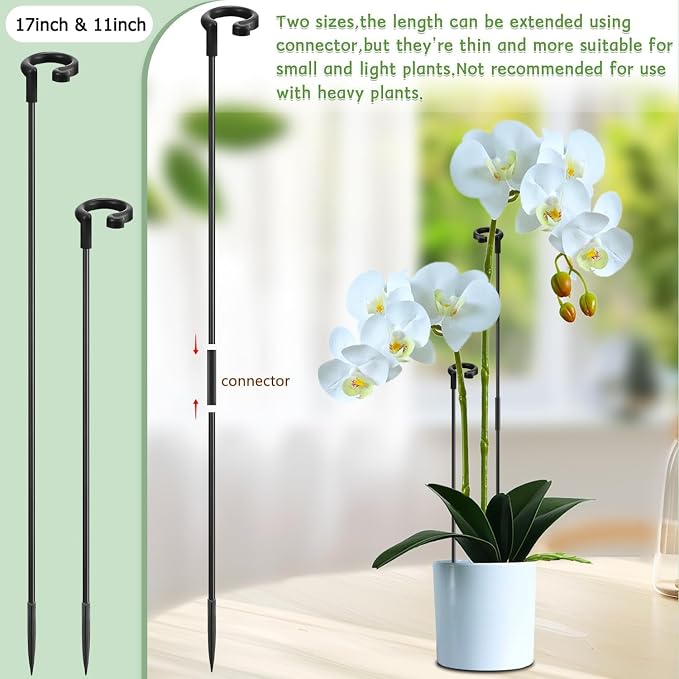 Orchid Sticks 17 inch &11 inch SupKing 16Pcs Plant Stakes - Image 4