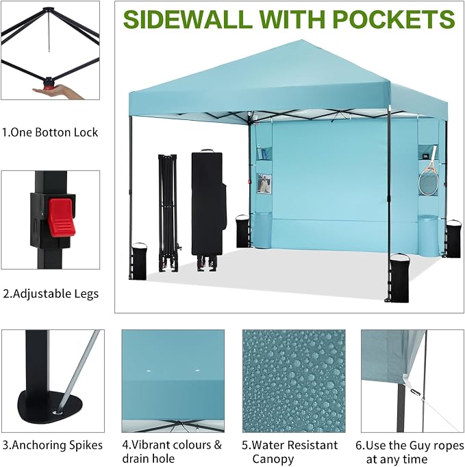 10'x10' Pop Up Canopy Tent - Image 2