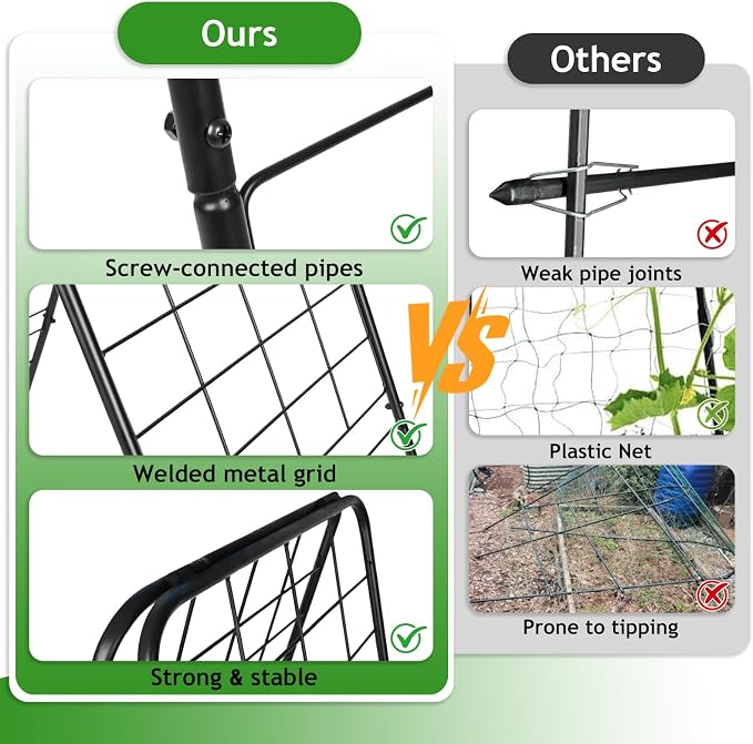 Heavy Duty Adjustable A-Frame Garden Trellis - Image 5