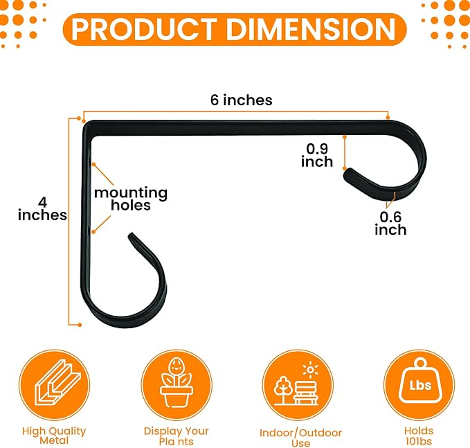 Metal Plant Hangers Outdoor - Image 6