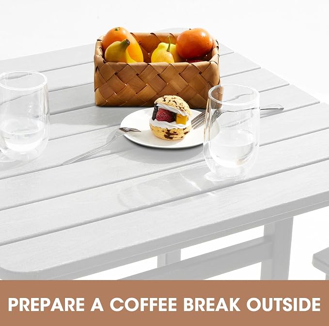 SERWALL 6 Pieces Outdoor Patio Bar Set - Image 3
