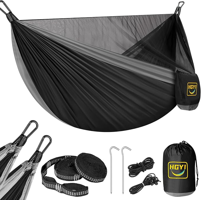 Camping Hammock Mosquito Net, Double & Single Portable Hammocks Hammocks by HGYI