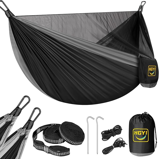 Camping Hammock Mosquito Net, Double & Single Portable Hammocks Hammocks by HGYI