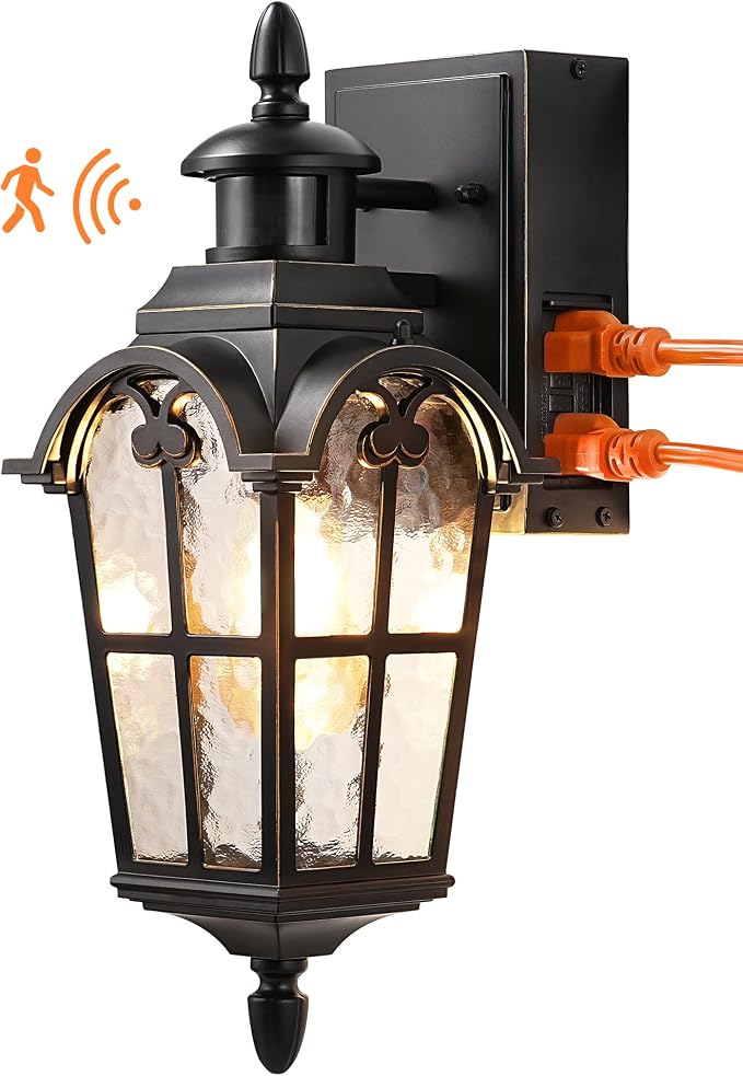 EDISHINE Motion Sensor Outdoor Lights, Porch Light - Image 8