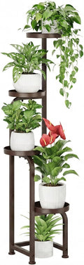 Bamworld Corner Plant Stand Indoor Outdoor, Tall Metal Flower Pot Stands by Bamworld