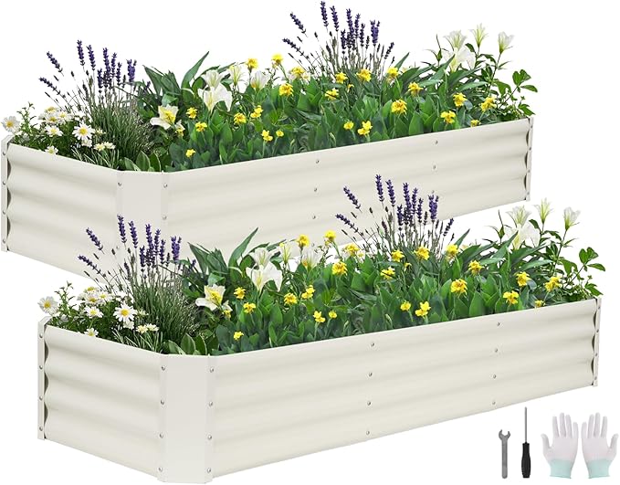 Galvanized Raised Garden Bed by BIRDSINYARD