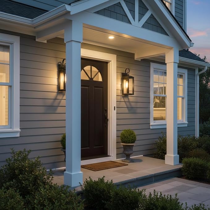 Large Outdoor Wall Light Fixtures 2-Pack, Anti-Rust Porch Lights - Image 8