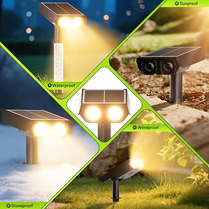 Solar Spotlights Outdoor Waterproof- 2 IN 1 Solar Spot Lights Outdoor - Image 3