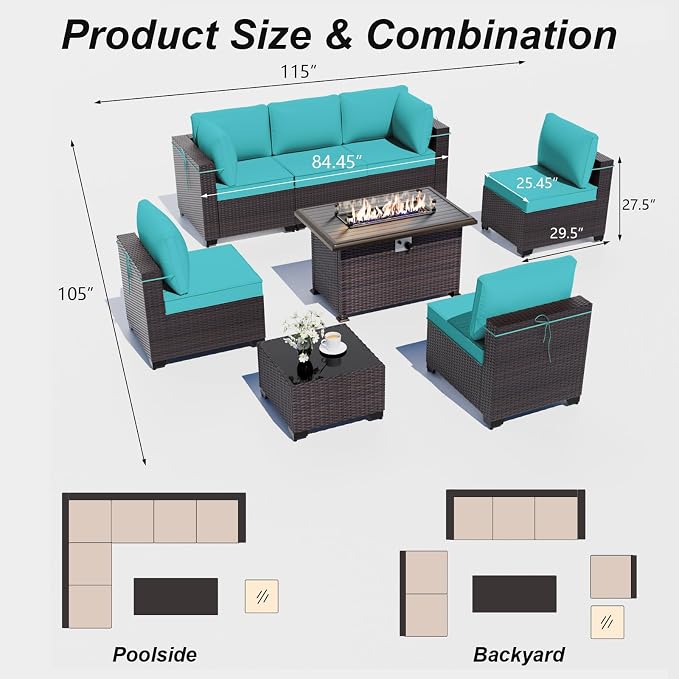 ALAULM Patio Furniture Set - Image 7