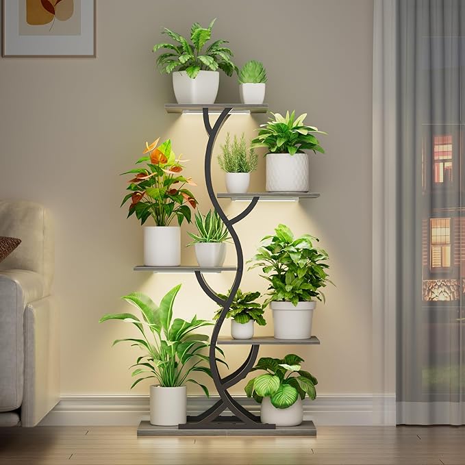Plant Stand Indoor with Grow Lights - Image 8