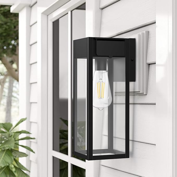 Large Porch Light with GFCI Outlet, 15 Inch Outdoor Light with Outlet Built-in - Image 8