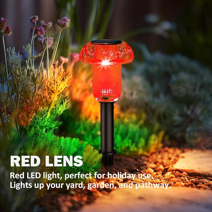 Easter Solar Pathway Lights Outdoor Decorative 4 Pack, Valentines Day Halloween - Image 2