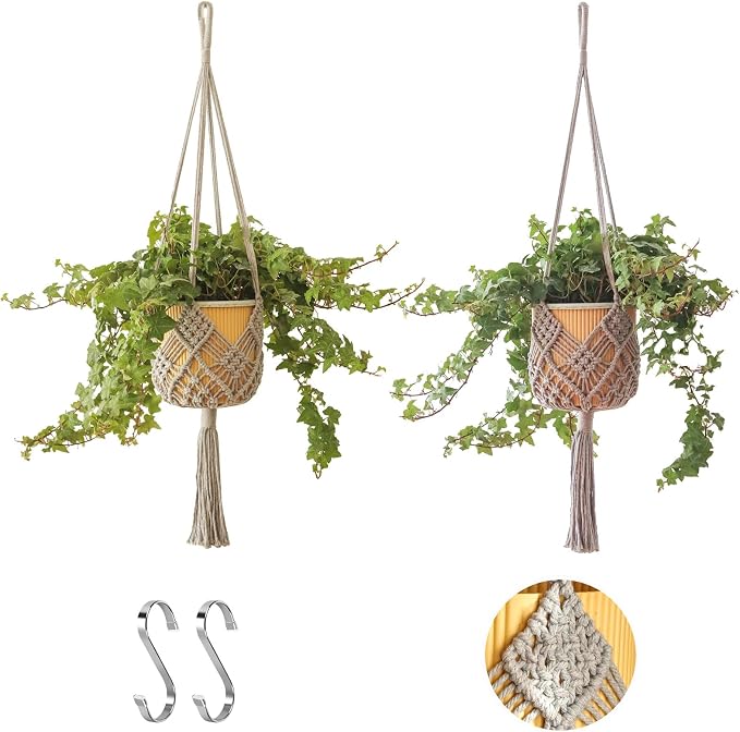Hanging Planter with Patterns - Image 3