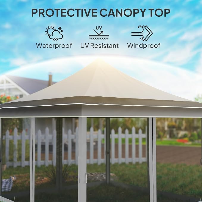 Outsunny 12 x 12 ft. Pop Up Canopy Tent - Image 5