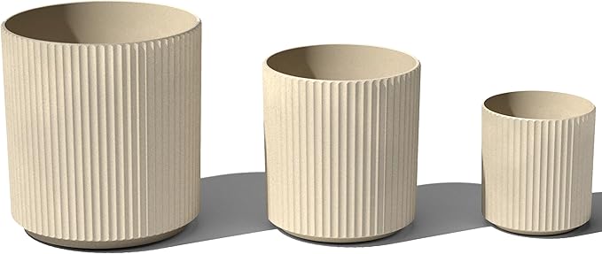 Veradek Demi Series Set of 3 Round Planters by VeradekOutdoor