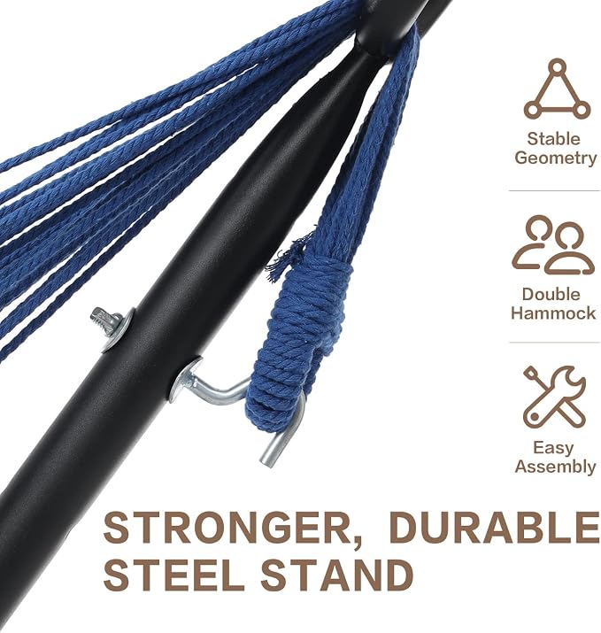 PNAEUT Double Hammocks with Stand - Image 5