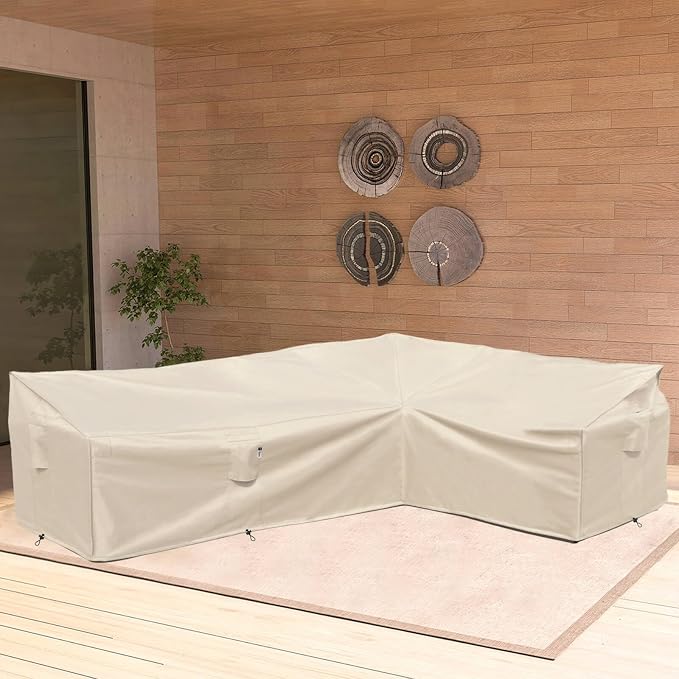 Heavy Duty Outdoor Sectional Sofa Cover, Lawn Patio Couch Protector - Image 7