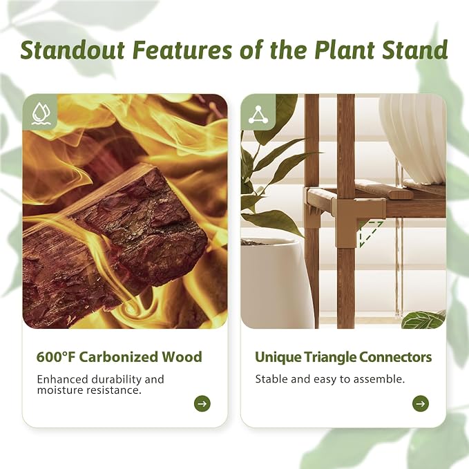 Plant Stand Indoor with Grow Lights - Image 5