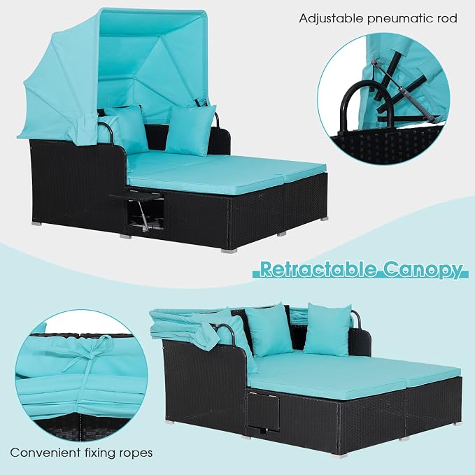 RELAX4LIFE Patio Outdoor Daybed - Image 4