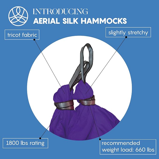 Aerial Silk Yoga Hammock & Swing - Image 2