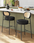 VASAGLE Bar Stools Set of 2, Bar Height Stools by VASAGLEbySONGMICSHOME