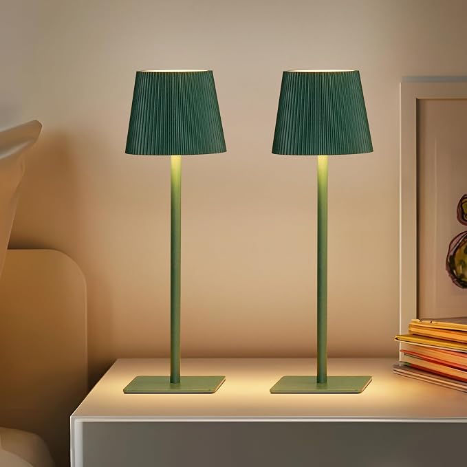 LUTEC 4 Pack Cordless Table Lamp, 6000mAh Rechargeable Battery Operated Desk - Image 7