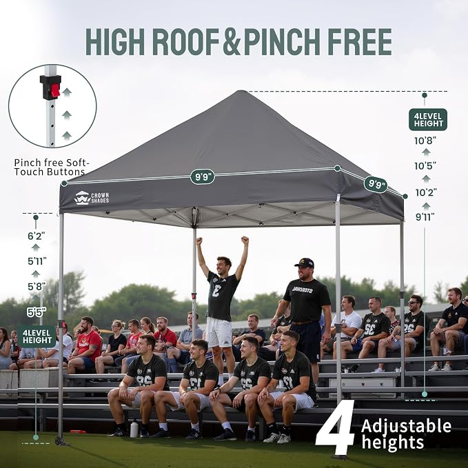 CROWN SHADES 10x10 Heavy Duty Canopy - Image 3