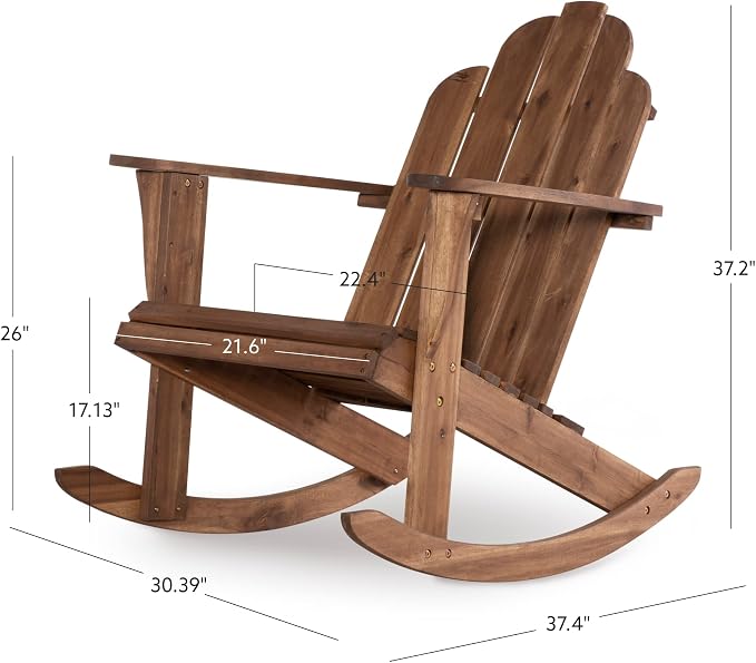 Linon Woodstock Rocking Chair - Image 3