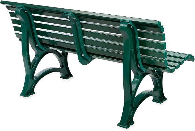 Plow & Hearth Weatherproof German PVC Outdoor Bench | 3-Seat | Holds Up to 500 - Image 7