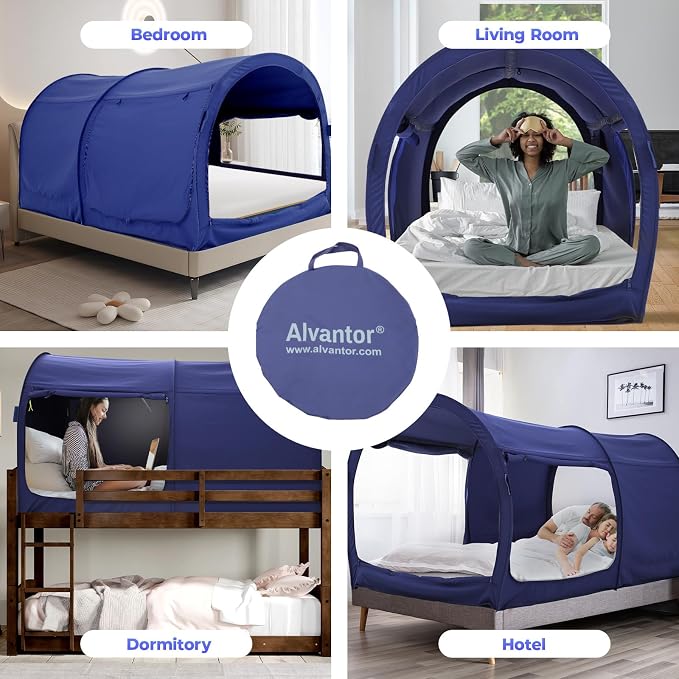 Alvantor® Bed Canopy Bed Tents Dream Tents Privacy Space Twin Size Sleeping - Image 6