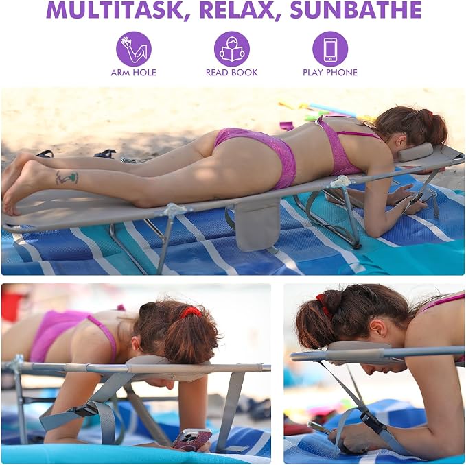 Backpack Beach Tanning Chair - Image 4
