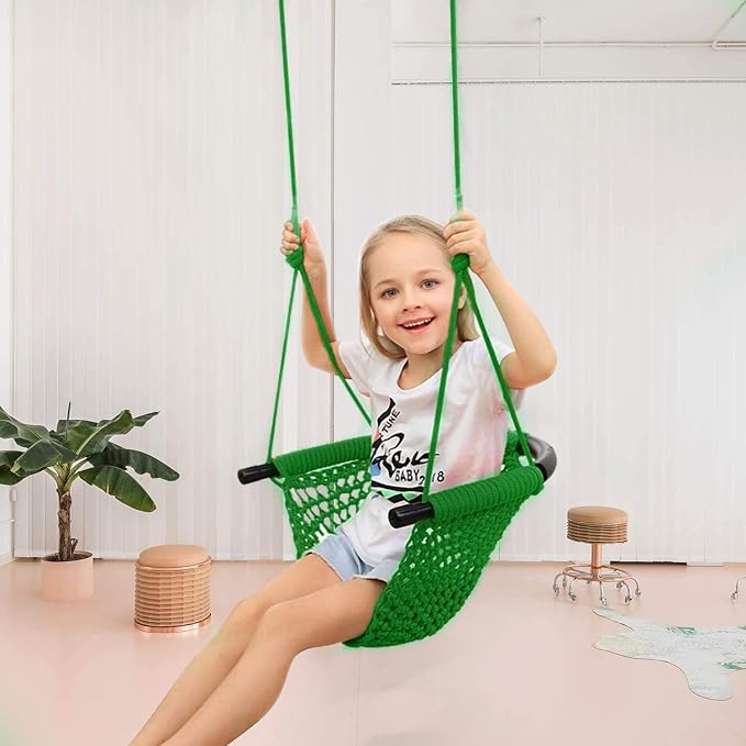 JKsmart Swing Seat for Kids Heavy Duty Rope Play Secure Children Swing Set - Image 5