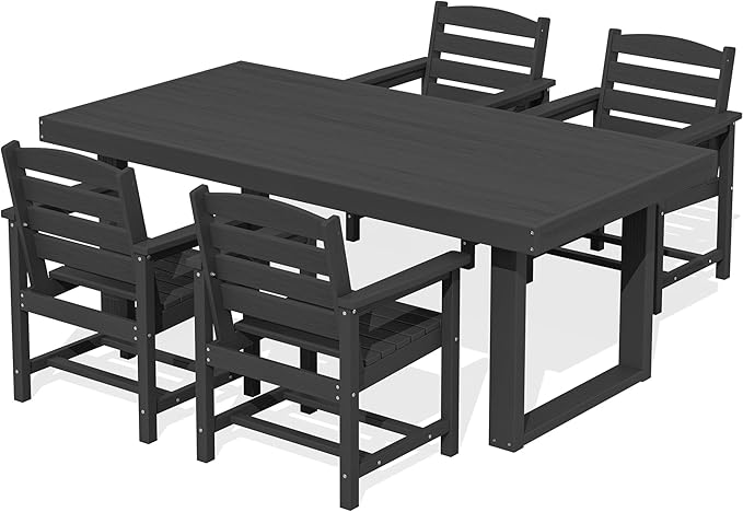 SERWALL HDPE Outdoor Dining Set by SERWALL