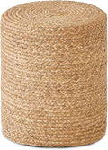 Wimarsbon Round Pouf Ottoman by Wimarsbon