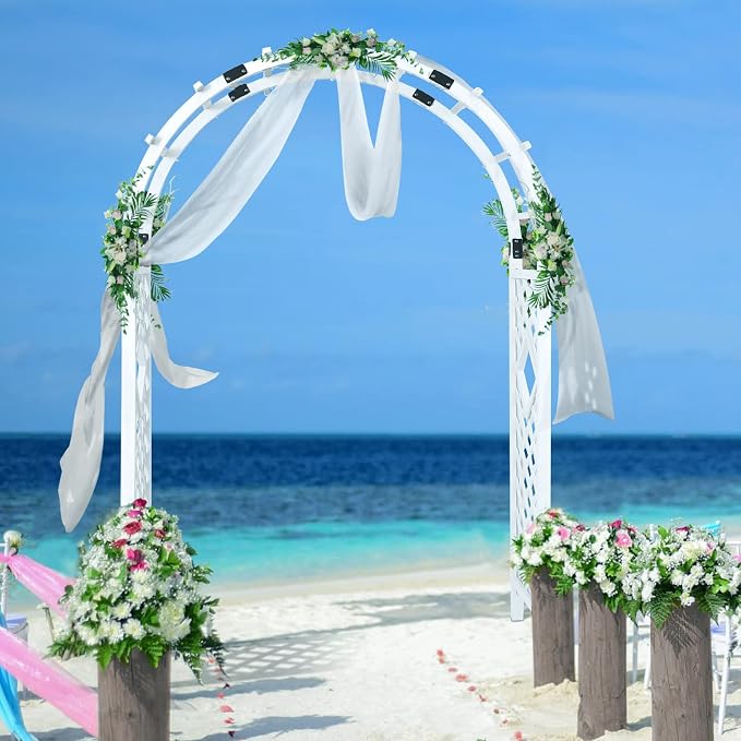 EAGLE PEAK Wood Arbor Garden Trellis Archway, Wedding Arch - Image 5