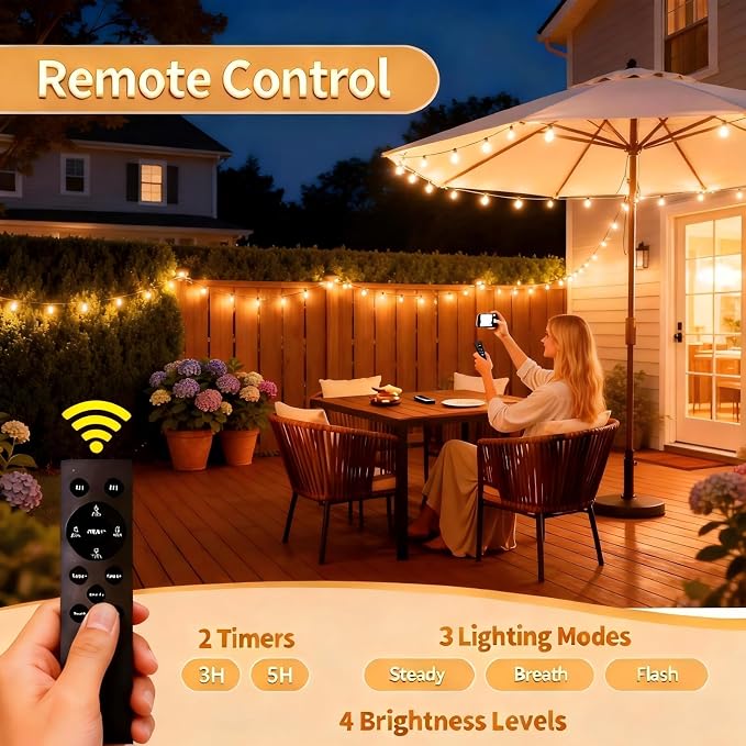 Solar String Lights Outdoor - Image 3