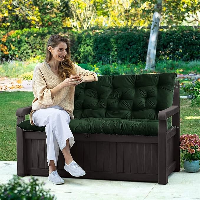 Swing Cushion Replacement Outdoor Porch Waterproof Bench Cushion 2-3 Seater - Image 5