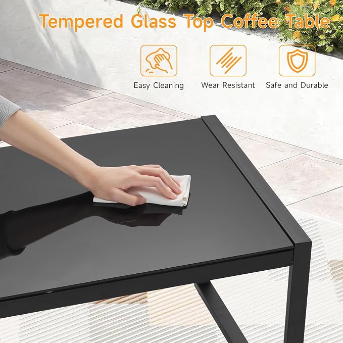 ONBRILL Rectangle Coffee Table - Image 4