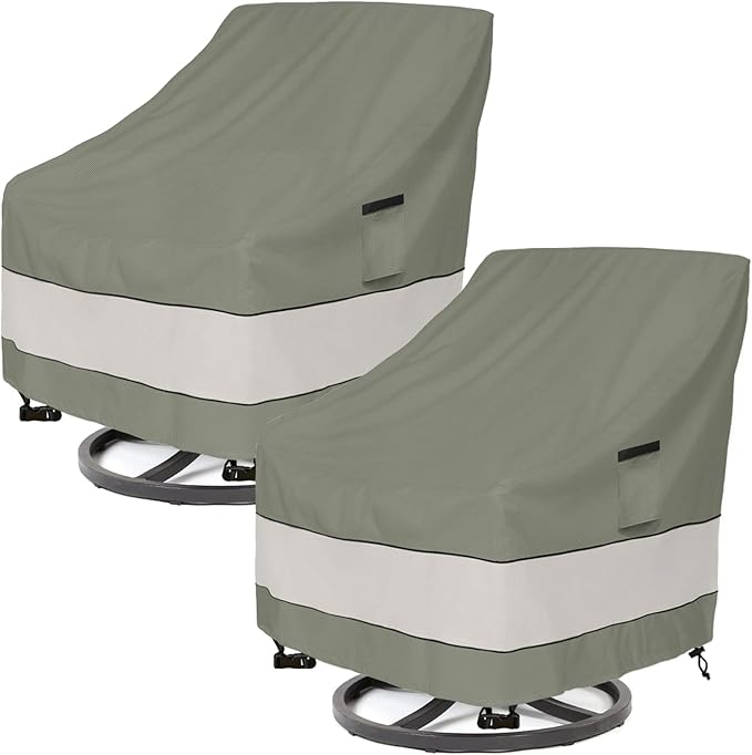 Patio Chair Covers Waterproof Patio Furniture Covers, 33W x 37D x 38 H Inches by Aacabo