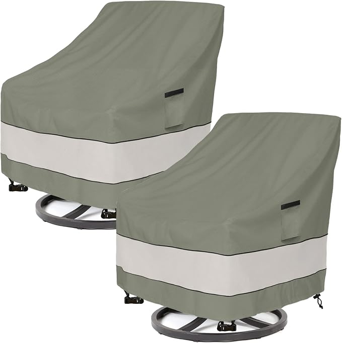 Patio Chair Covers Waterproof Patio Furniture Covers, 30W x 34D x 38 H Inches by Aacabo