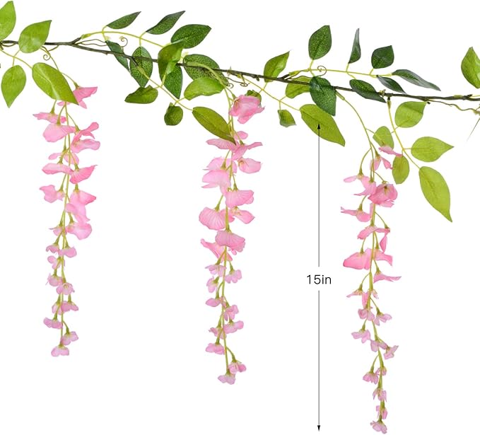 Lvydec Wisteria Artificial Flowers Garland - Image 6