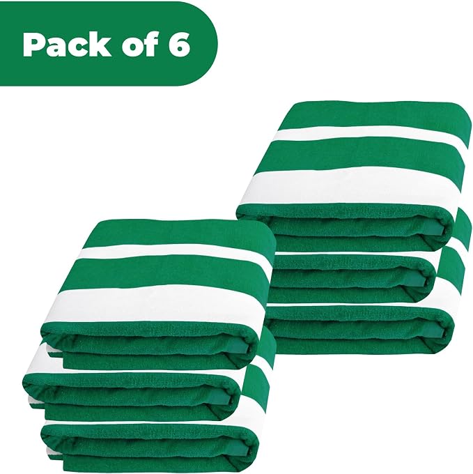 Superior Cabana Cotton Lounge Chair Cover, Outdoor Towel/Chaise Furniture Covers - Image 6