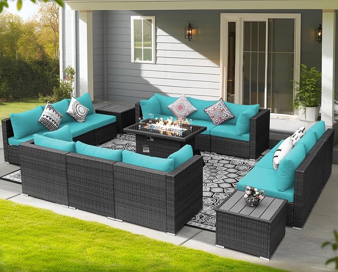 NICESOUL 15 Piece Outdoor Patio Furniture Set - Image 3