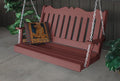 A & L Furniture Poly Royal English Porch Swing, Cherrywood by Unknown