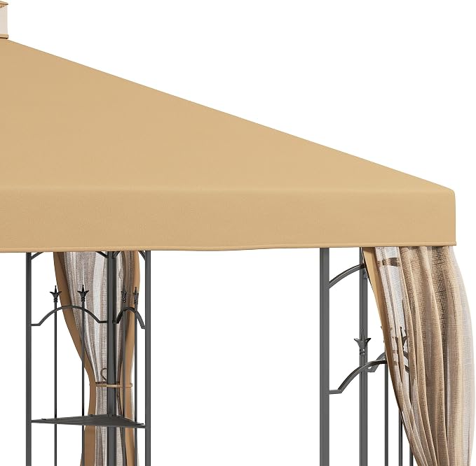 Outsunny 10' x 12' Patio Gazebo - Image 9