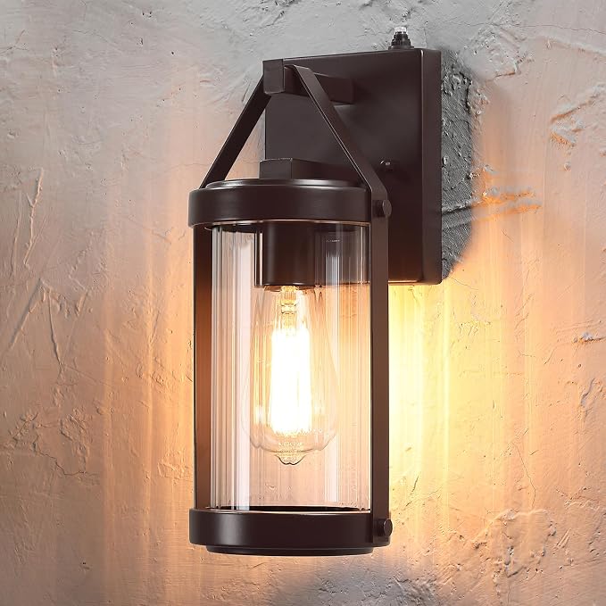 LONEDRUID Dusk to Dawn Sensor Outdoor Wall Sconce Lighting Waterproof Exterior - Image 2